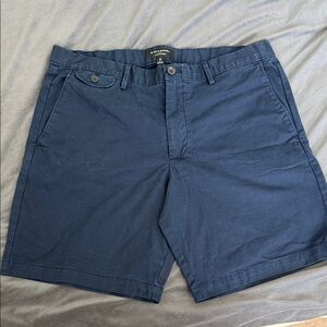 Banana Republic Dark Blue Flat Front Shorts